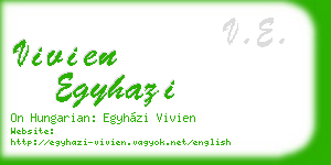 vivien egyhazi business card